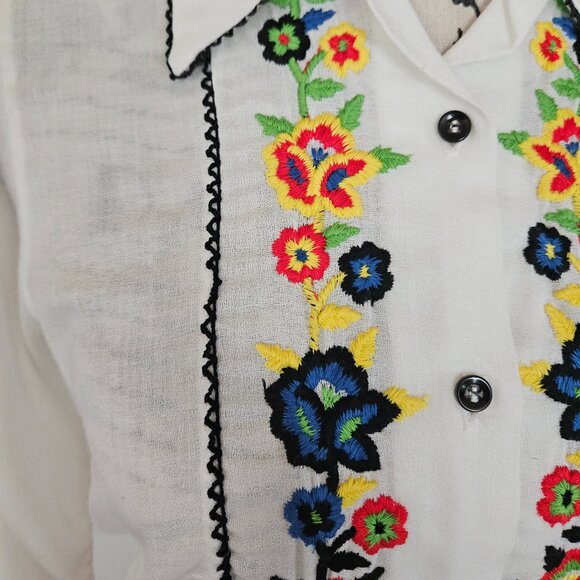 Vintage 70's Bobbie Brooks Mod Shirt and Maxi Skirt Set  S-2/4 - Picture 10 of 12